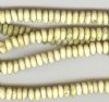 16 inch strand of 4x8mm Yellow Turquoise Rondelles